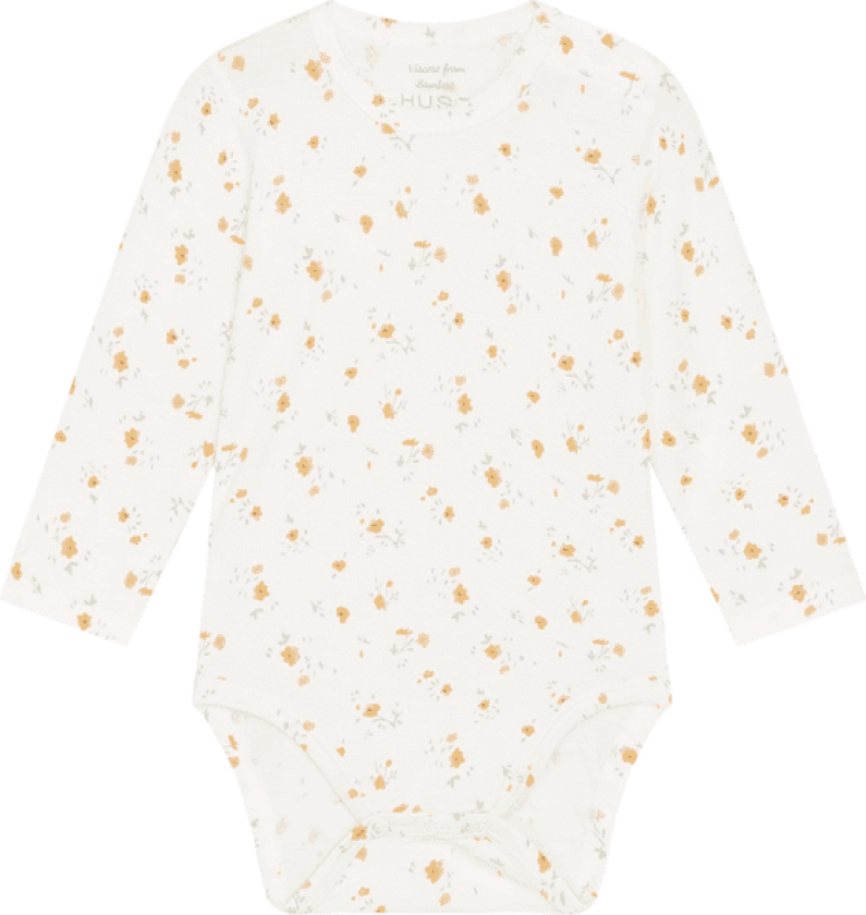 Hust and Claire Buller body m/blomster, Ivory