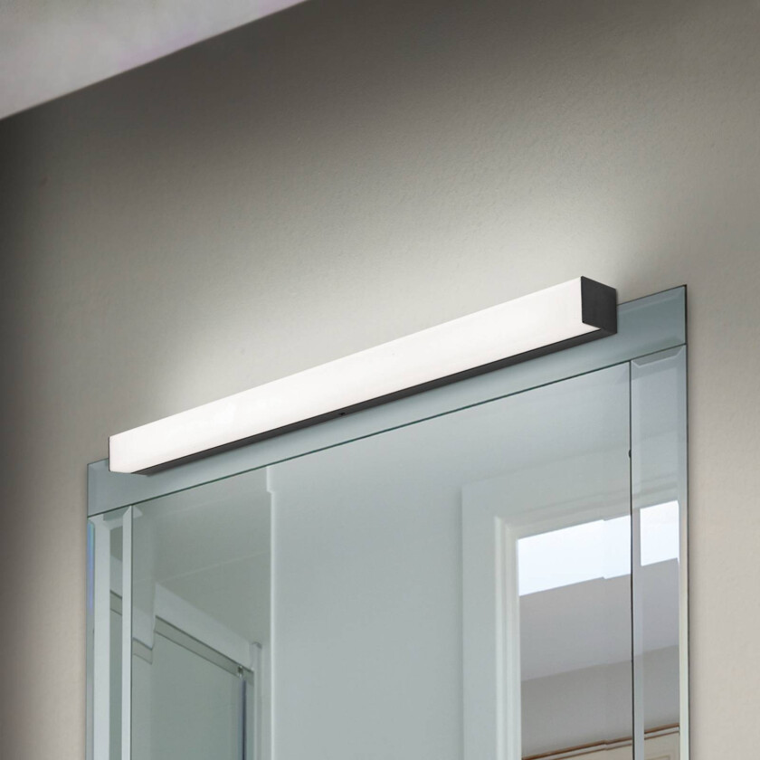 Horizon LED-speillampe, bredde 60 cm, svart, IP44