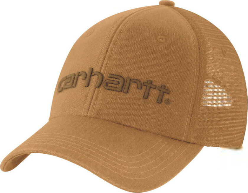 Canvas Mesh-Back Logo Graphic Cap Carhartt Brown/Oiled Walnut