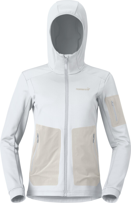 Women's Falketind Warm Stretch Hood Snow White