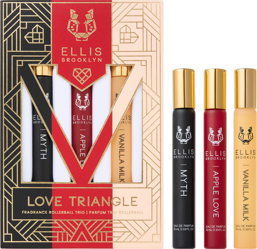 Love Triangle Rollerball Trio (3 x 10 ml)