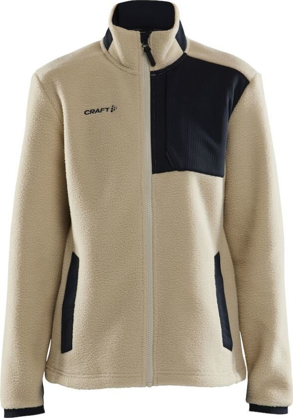 Women's Adv Explore Pile Fleece Jacket Ecru/Black