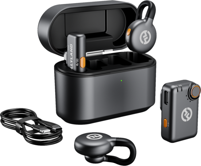 LARK M2S Combo Trådløs Lavalier Mikrofon - Space Grey