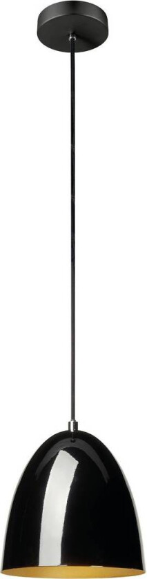 Cone 20 cm takpendel - Svart / Gullfarget