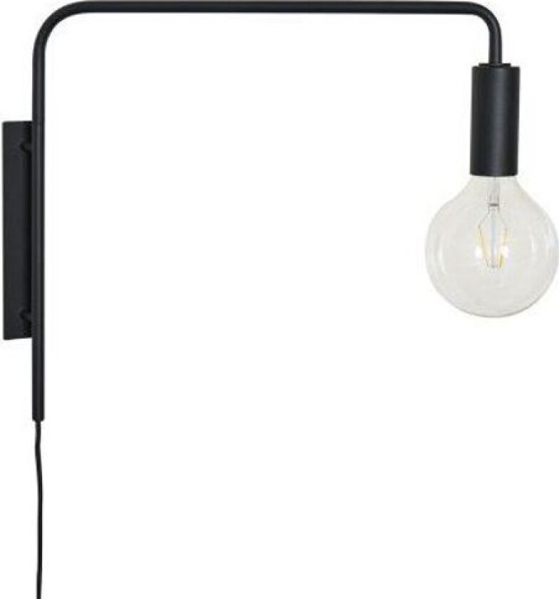 Serendipity Vegglampe Sort