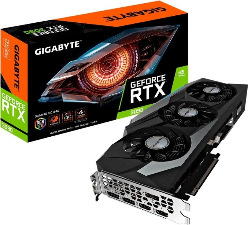 GIGABYTE GeForce RTX 3090 24 GB Gaming Oc, grafikkort