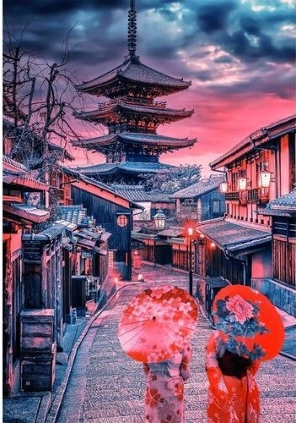 Cle Puzzle 500 Compact Evening In Kyoto 35599