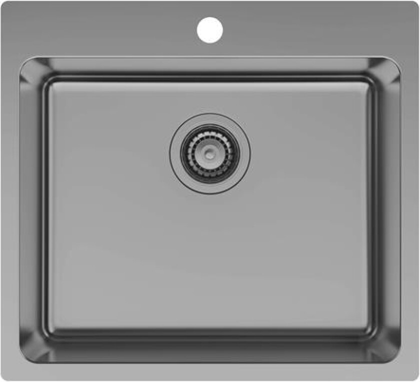 La 550 Køkkenvask 550X500 M/Hanehul, Pvd Gunmetal