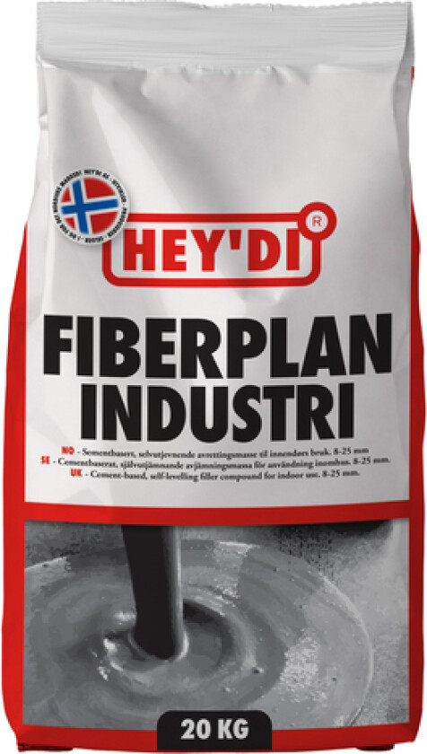 Avrettingsmasse fiberplan industri 20kg