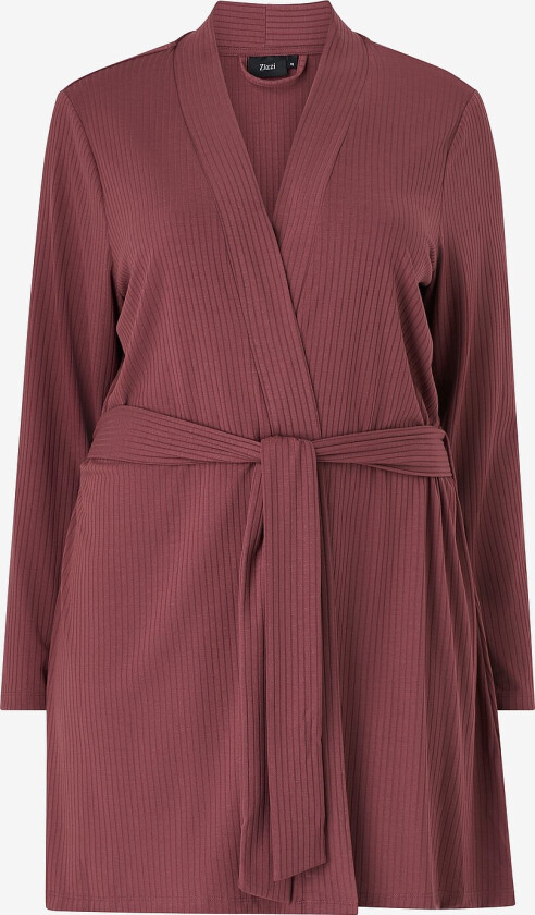 Morgenkåpe Maja L/S Bathrobe - Brun