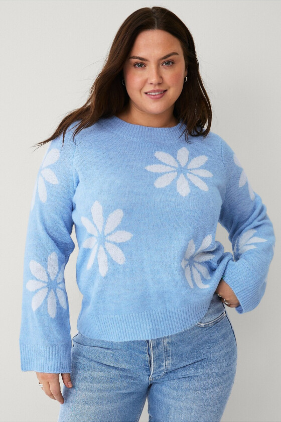 Genser cAflower 7/8 Pullover - Blå