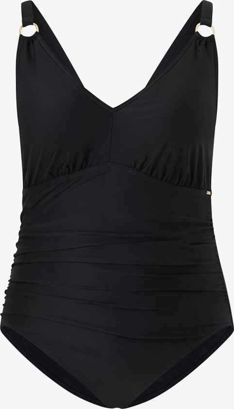 Badedrakt Womens Shaping V Neck 1 Piece (+) - Svart