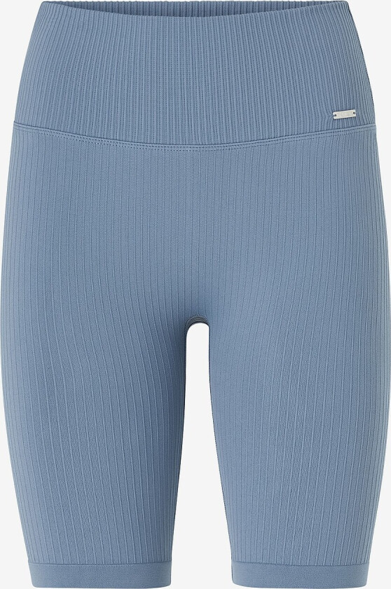 Sykkelshorts Black Ribbed Seamless Biker Shorts - Svart