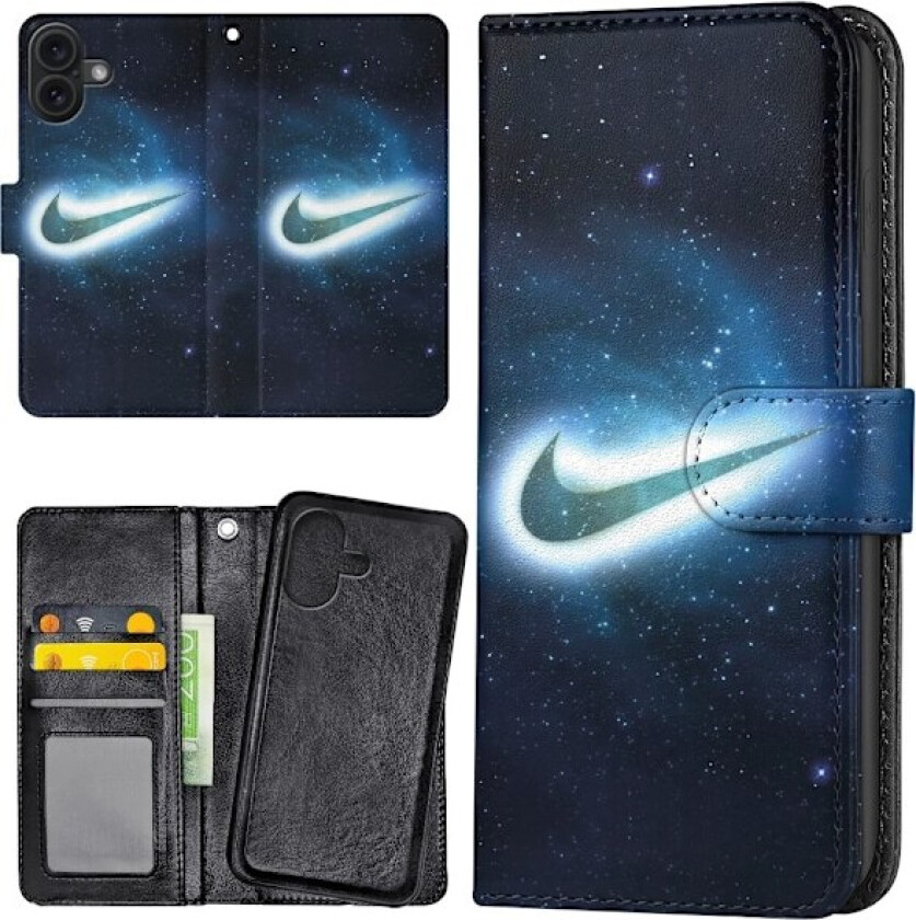 iPhone 16 Plus - Lommebok Deksel Nike Ytre Rom