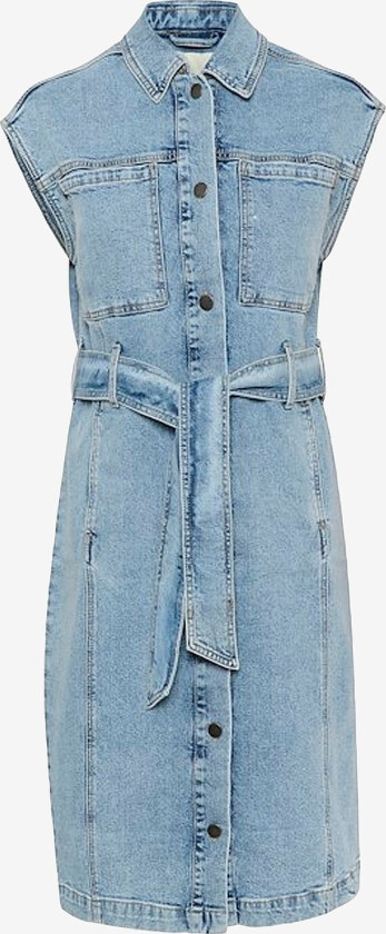 Kjole kaBabeth Denim Dress - Blå