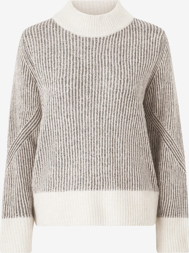 Genser ihKamara LS Stripe4 - Brun