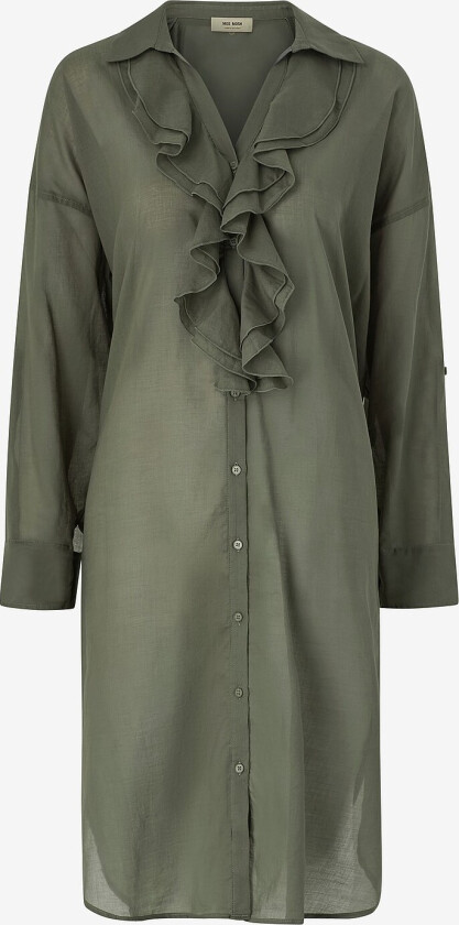 Skjortekjole mmJelena Voile Dress - Grønn