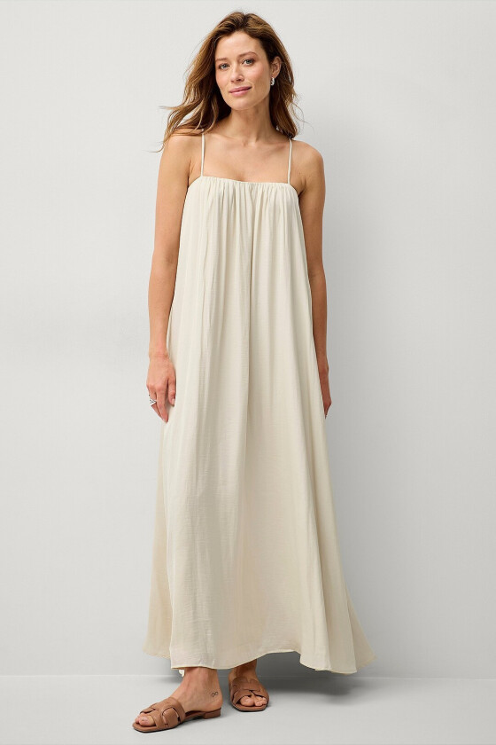 Maxikjole Flowy Maxi Dress - Beige
