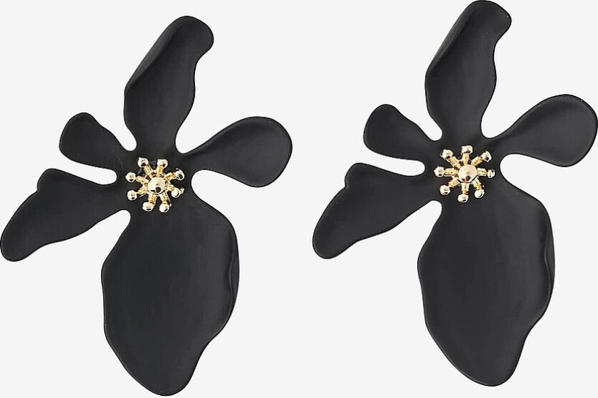 Øredobber Flower Earrings - Svart