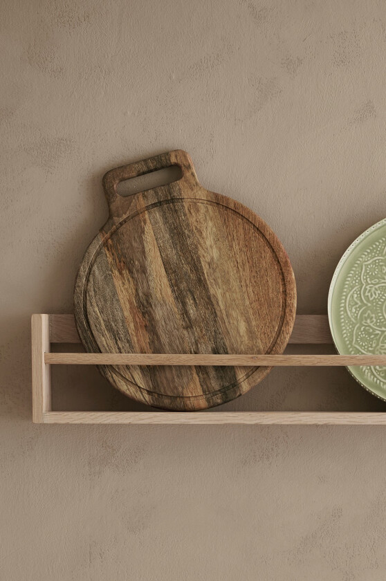 Skjærefjøl Karen 36x32 cm - Brun