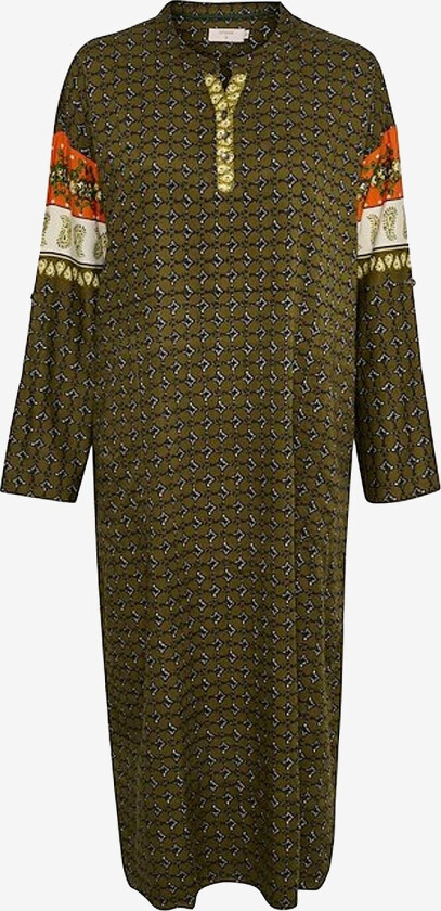 Kjole crEmmeli Kaftan Dress Mollie fit - Grønn