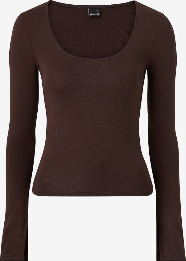 Topp Agnes Top - Brun