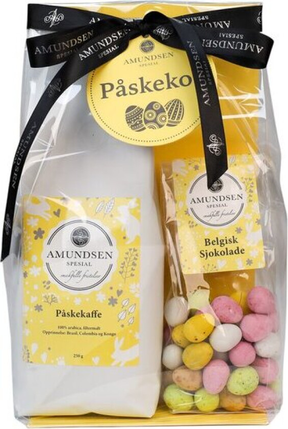 Påskegave med påskekaffe og mini egg