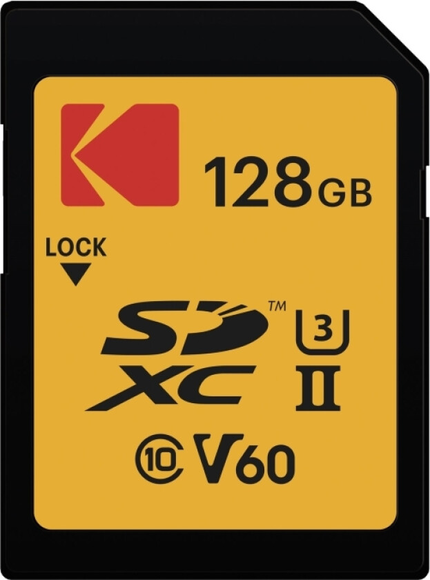 Ultra Pro - Flashminnekort - 128 Gb - Video Class V60 / Uhs-Ii U3 / Class10 - Sdxc Uhs-Ii