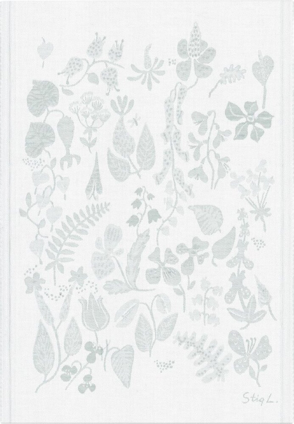 Herbarium kjøkkenhåndkle 35x50 cm Grå