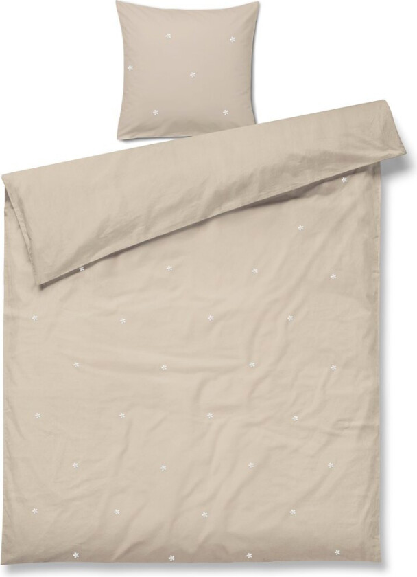 Daisy sengesett 150x210 cm Sand-hvit