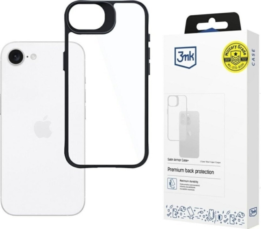 3Mk Satin Armor Case+ For Apple Iphone 16E