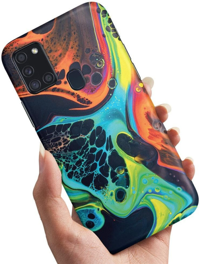 Samsung Galaxy A21s - Deksel/Mobildeksel Marmor