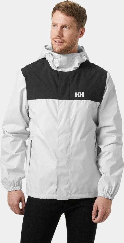 Vancouver Regnjakke Herre Hvit 2xl Blå2XL