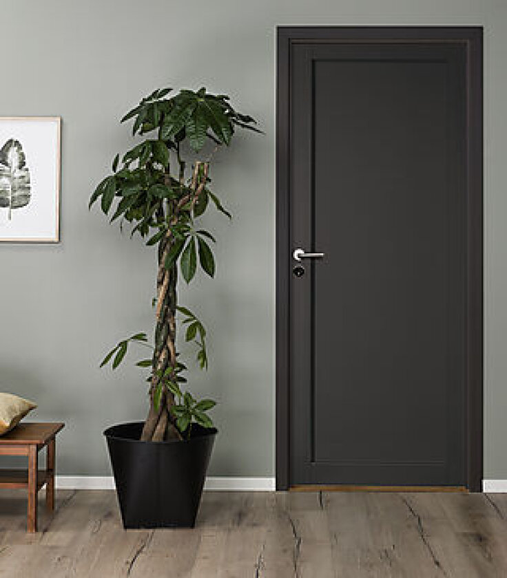 Prima innerdør sort 80x210 cm