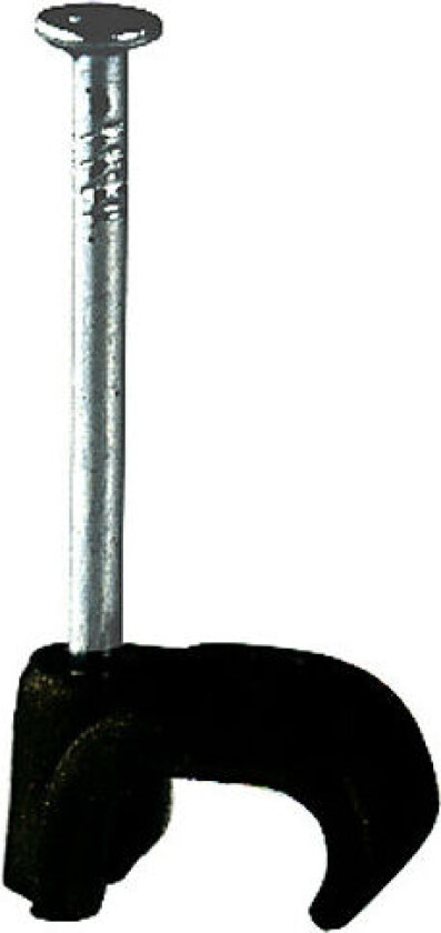 Klammer til feste av rund ledning hvit 14-20 mm