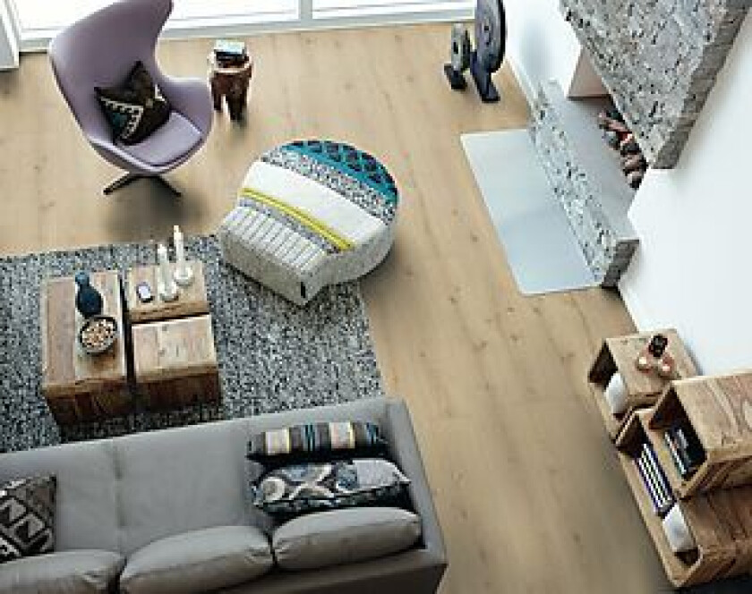 Laminatgulv 1-stav eik living expression seaside 9,5 mm