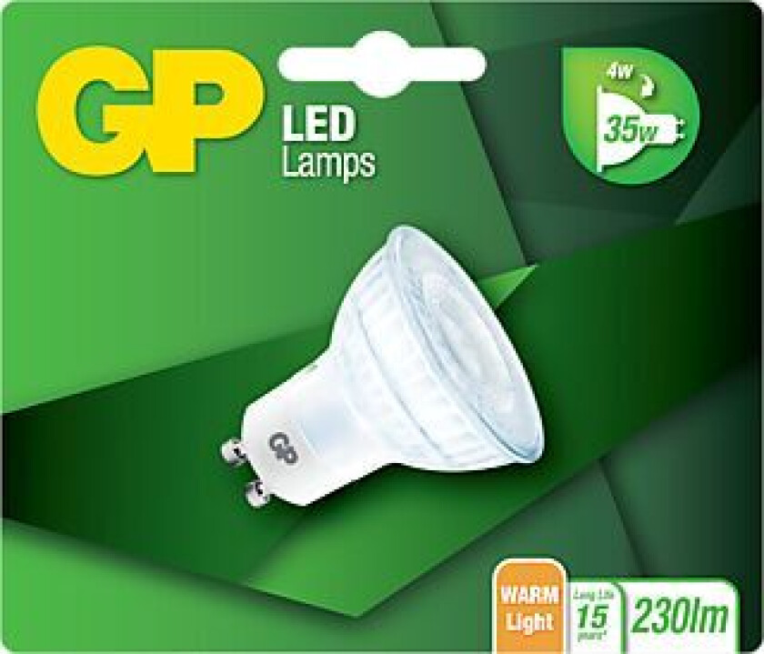 Lyspære led reflektorpære gu10 4 Watt