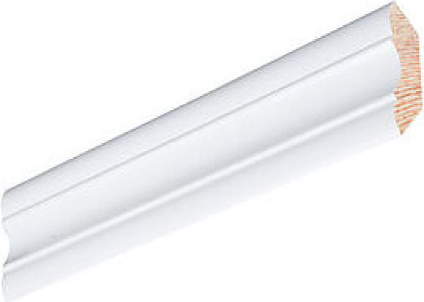 15x58x4400 Hulkil Hulkil kan benyttes som en tak- og hjørnelist. De små hulkilene blir ofte benyttet som avslutning til innvendige hjørner.