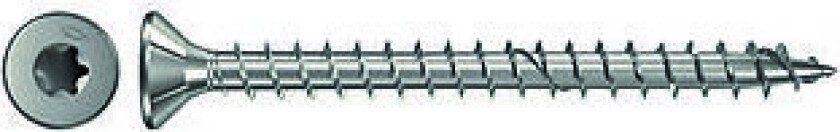 Treskrue utvendig A2 5x30 mm FPF-ST senkhode helgjenget rustfri A2 A200 stk 200 stk