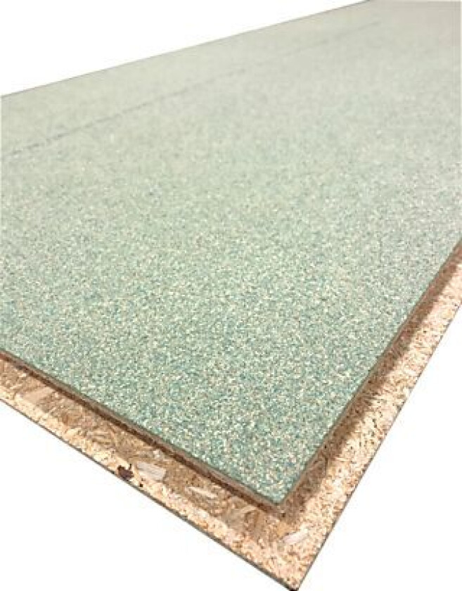 Sponplate gulv fuktbestandig 22x620x1620 mm