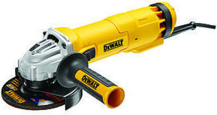 Vinkelsliper 1400 watt 125 mm med 0-spenningsbryter