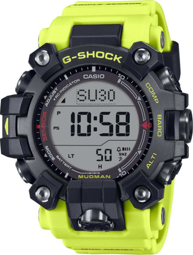 G-Shock Master og G-Land Mudman GW-9500MRY-1A9ER - Kvarts - Sort - Herreklokker - Resin - Mineral