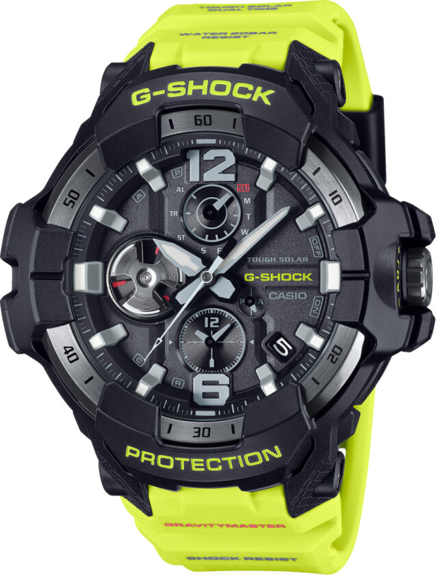 G-Shock Master og G-Air Gravitymaster GR-B300RY-1A9ER - Kvarts - Sort - Herreklokker - Resin - Mineral