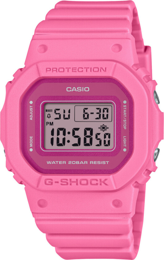 G-Shock Digital GMD-S5610PP-4ER - Digital - Rosa - Dameklokker - Resin - Mineral