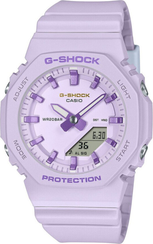 G-Shock Analog Digital GMA-P2125W-6AER - Anadigi - Lilla - Dameklokker - Resin - Mineral