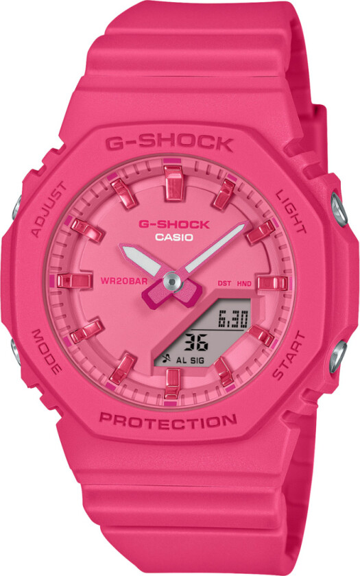 G-Shock Analog Digital GMA-P2100PP-4AER - Anadigi - Rosa - Dameklokker - Resin - Mineral