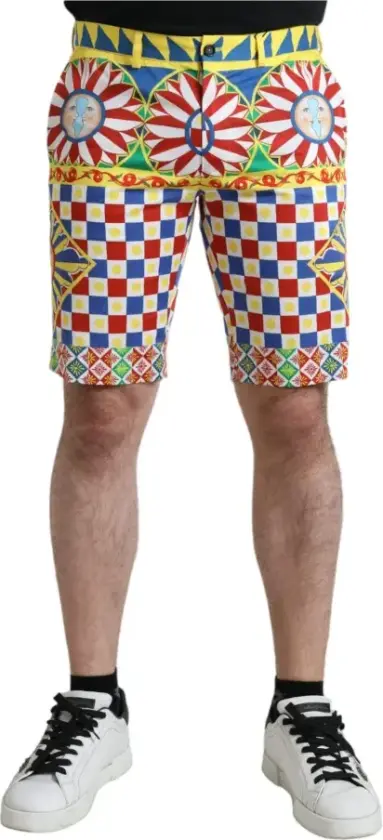 Herre, Shorts, Flerfarget, L