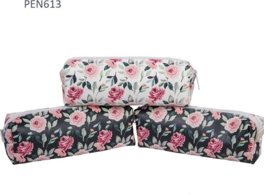 One Compartment Pencil Case Roses