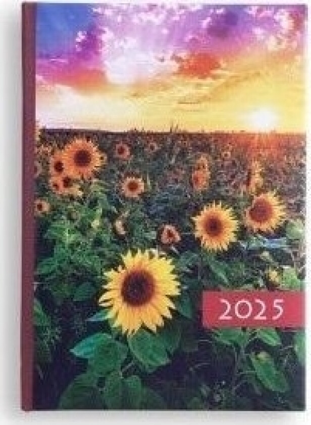 Kalender 2025 B7 Fargerik Solsikke