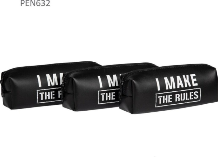 One Compartment Pencil Case - I Make The Rules